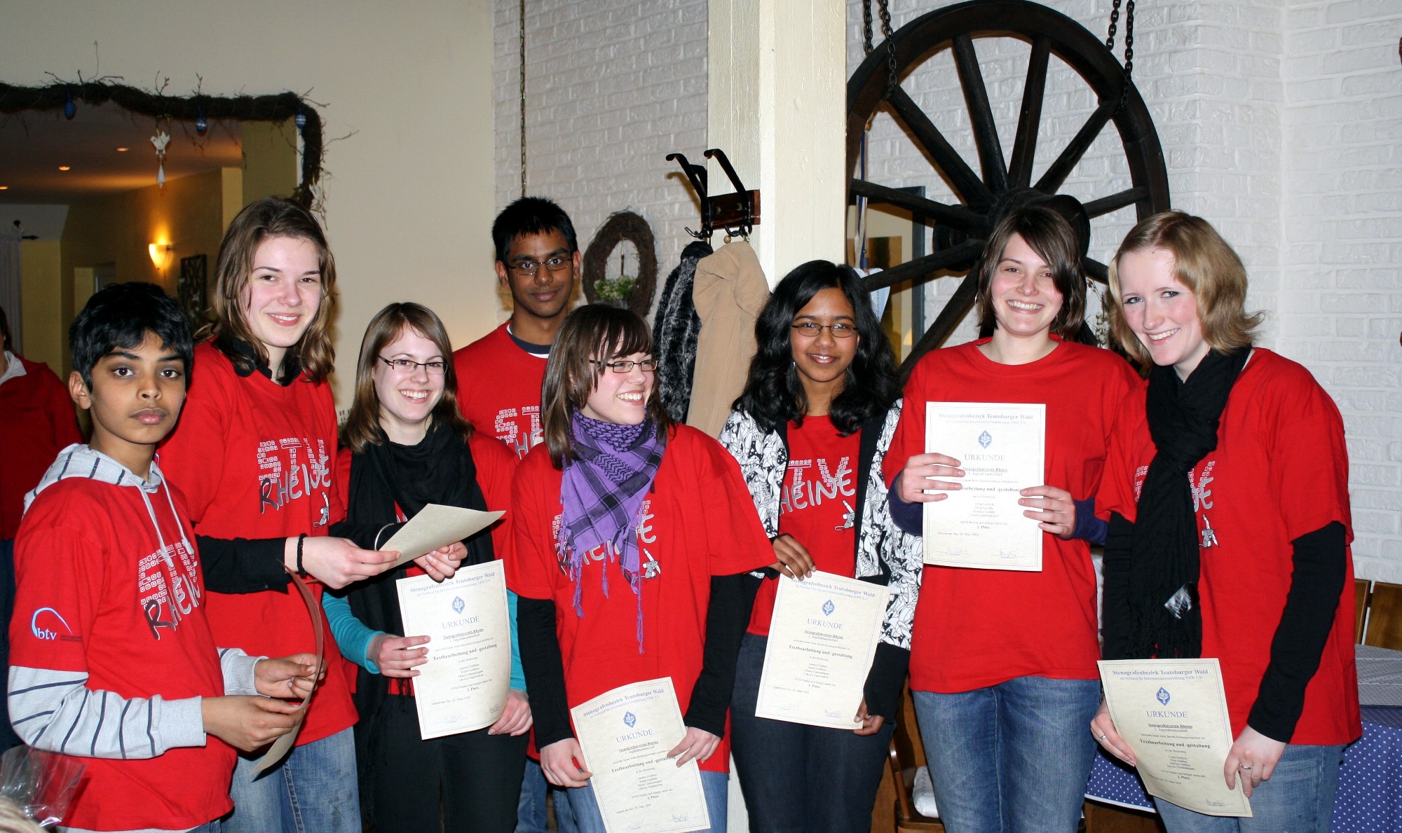 Jugendliche Teilnehmer StV Rheine